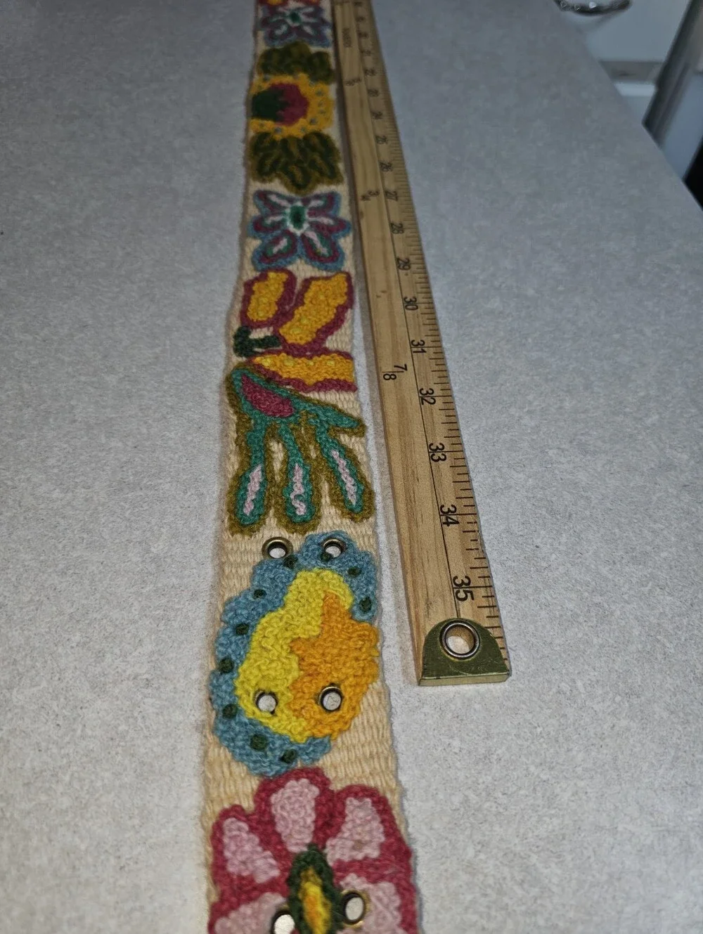 Vintage Jenny Krauss, 100% Wool Belt, Size Large
